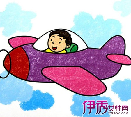 【图】儿童画飞机的图片欣赏 教你如何正确引导孩子绘画