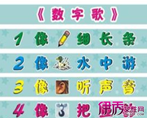 【幼儿数字歌】【图】幼儿数字歌的教育 让孩