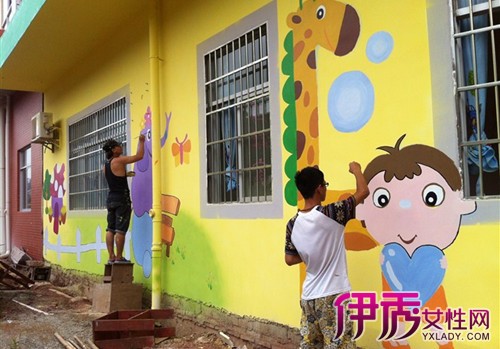 【儿童创意涂鸦墙绘】【图】儿童创意涂鸦墙绘