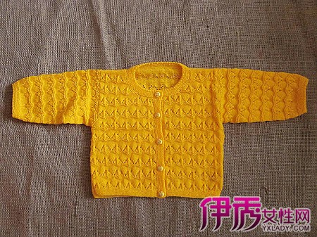 【编织婴儿开衫毛衣】【图】怎样编织婴儿开衫