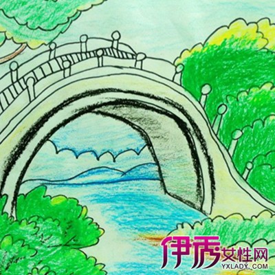 【儿童画桥】【图】可爱的儿童画桥图片 激发