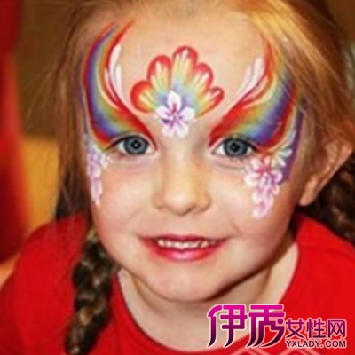 【儿童脸部彩绘图案】【图】欣赏儿童脸部彩绘