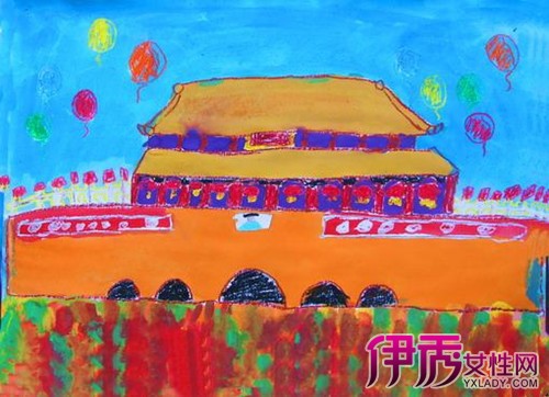 【北京天安广场儿童画】【图】北京天安广场儿
