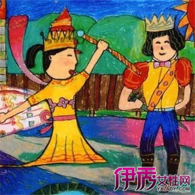 【图】儿童画画公主和王子图片欣赏 画画有利于孩子的创造性思维