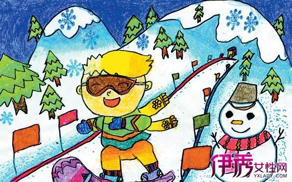 【儿童画冬天的图画】【图】儿童画冬天的图画