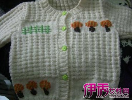 【初生婴儿毛衣编织教程】【图】初生婴儿毛衣