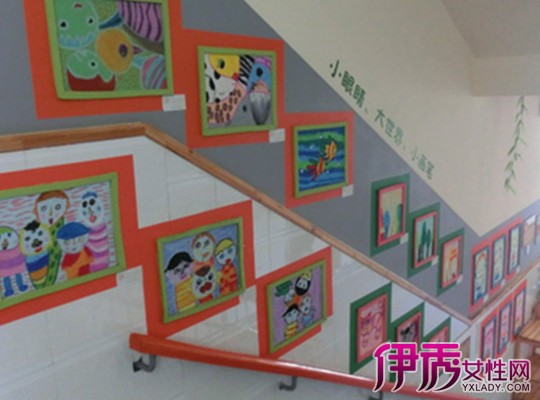 【幼儿园美术作品展示墙】【图】超赞的幼儿园