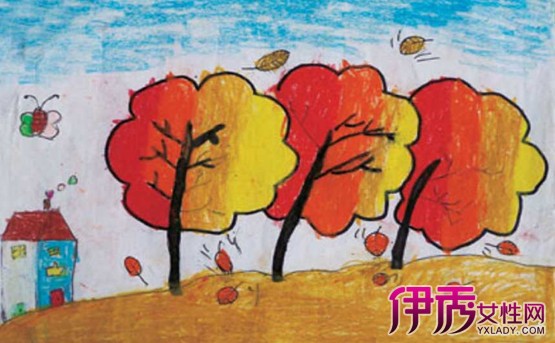 美丽儿童秋天的图画图片欣赏 以超越语言的方式来感受丰收