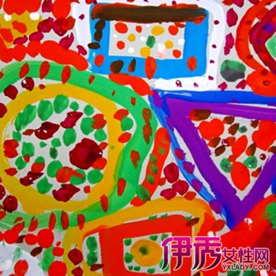 【幼儿园颜料画】【图】可爱幼儿园颜料画赏析