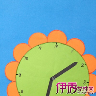 【儿童手工制作钟表图片】【图】儿童手工制作