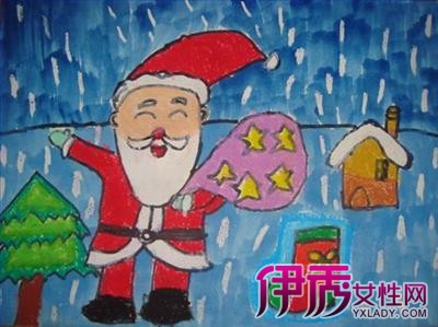 【圣诞节幼儿画画图片】【图】圣诞节幼儿画画图片展示 如何欣赏幼儿绘画作品?_伊秀亲子|yxlady.com