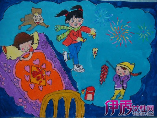 【新年愿望儿童画】【图】新年愿望儿童画欣赏