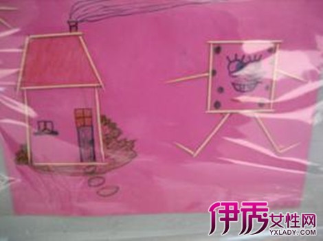 【图】欣赏儿童牙签贴画作品 分享牙签贴画教学方案