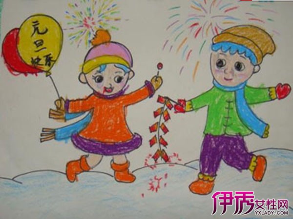 迎新年幼兒簡單繪畫作品欣賞 幼兒學習繪畫的益處有哪些?