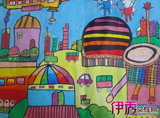 【图】幼儿绘画未来的城市 盘点孩子学画画的好处