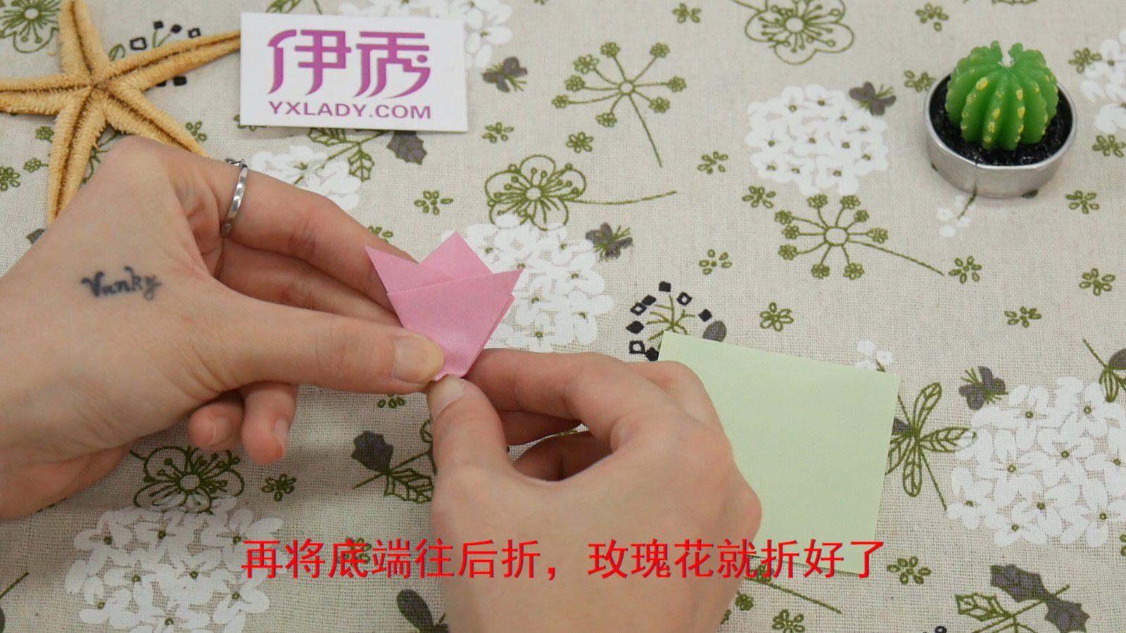 漂亮的“玫瑰花”折纸，简单易学，却很少人知道折法！ - 知乎