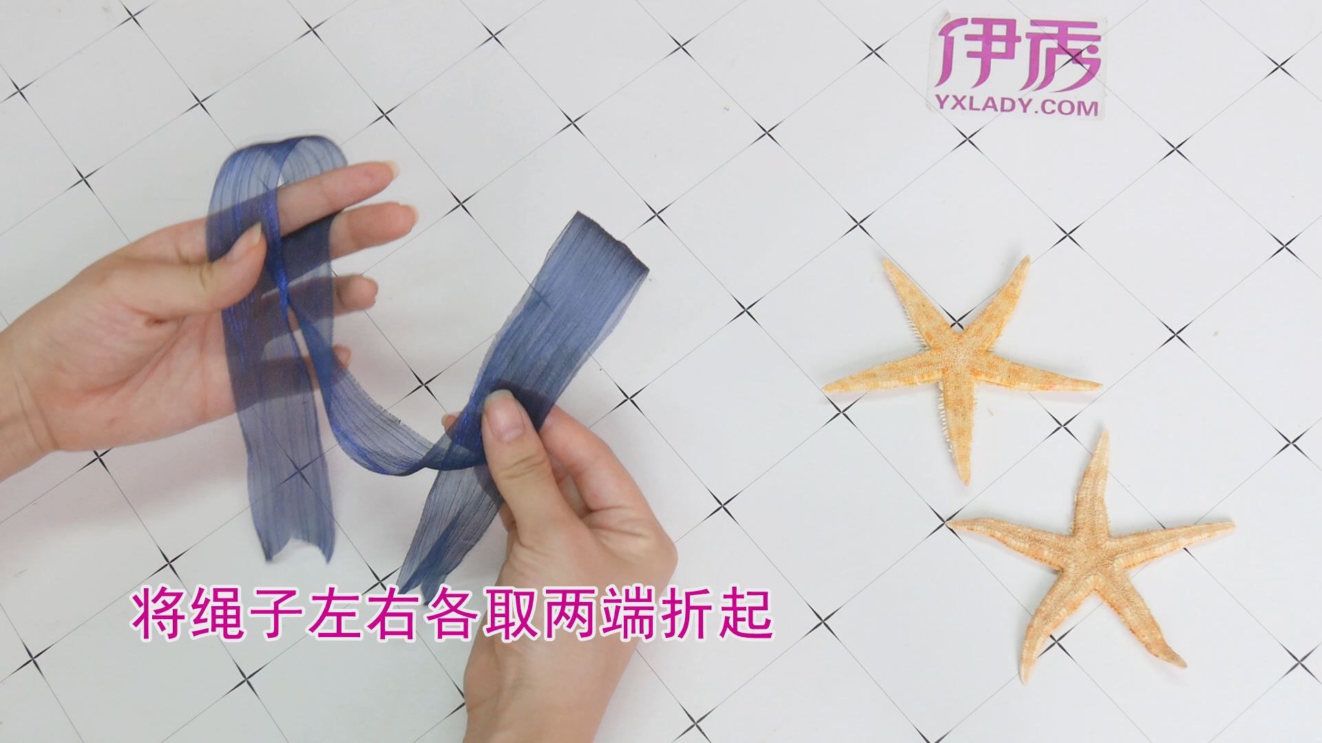一张纸制作折纸蝴蝶结的方法_手工小制作